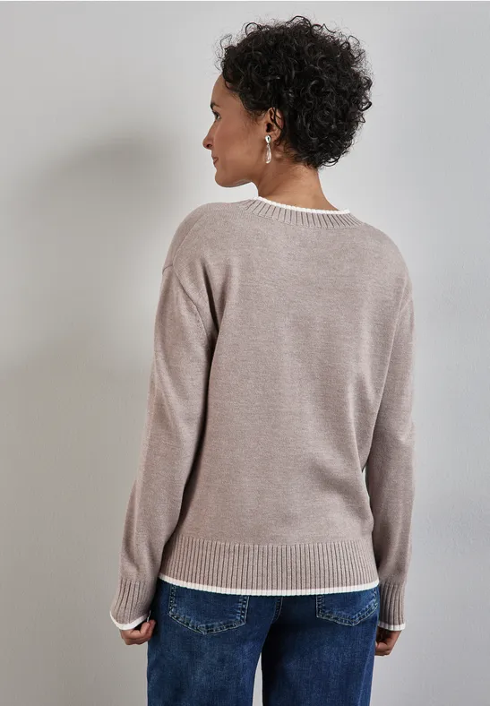 Street One Pullover mit Tipping Bis zu 60% Rabatt