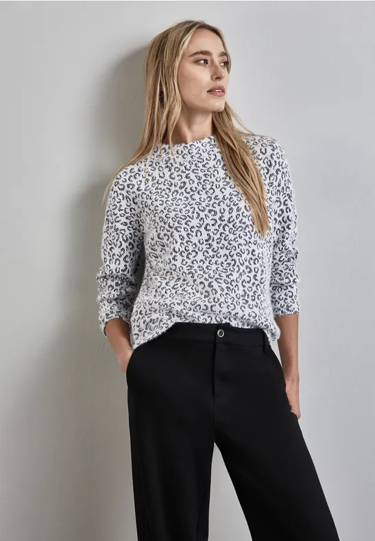 Street One Flauschiges Leo-Shirt Bis zu 65% Rabatt