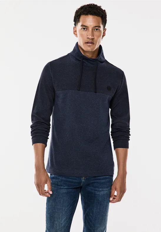 Street One Jaquard-Langarmshirt Nur noch ein Tag übrig