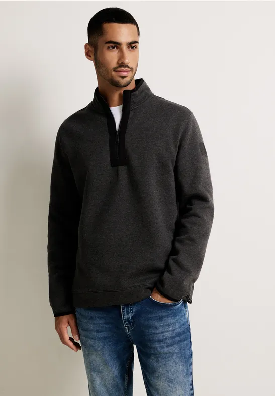 Street One Brushed Sweattroyer 50% Rabatt mit kostenlosem Versand