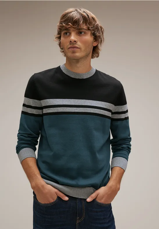 Street One Gestreifter Strickpullover Black Friday Preise