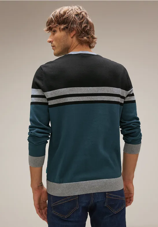 Street One Gestreifter Strickpullover Black Friday Preise