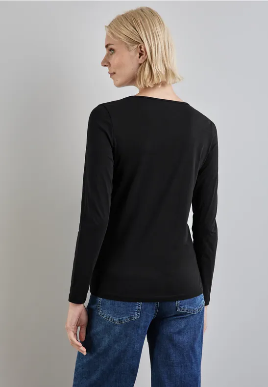Street One Basic Langarmshirt Rabatt