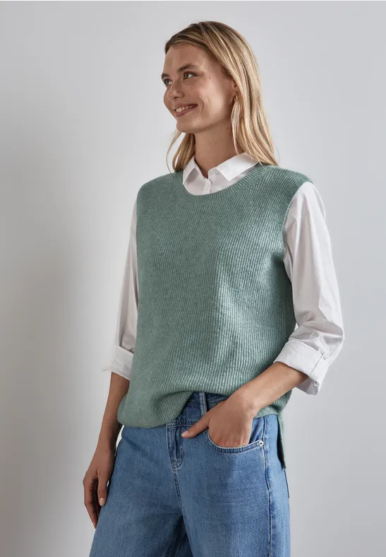Street One Ärmelloser Pullover Begrenztes Angebot