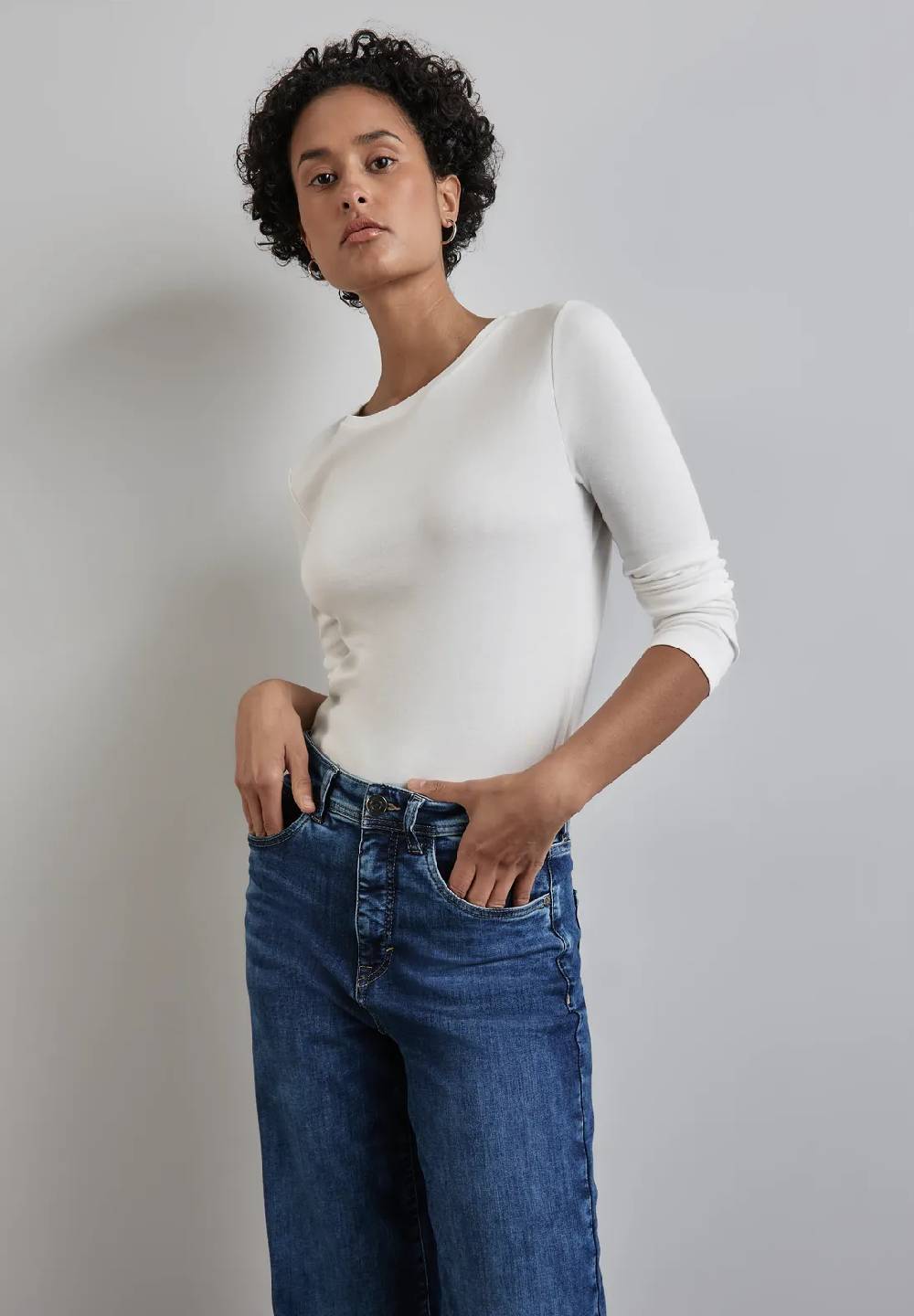 Street One Basic Langarmshirt Saisonschlussverkauf