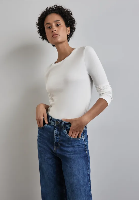 Street One Basic Langarmshirt Saisonschlussverkauf