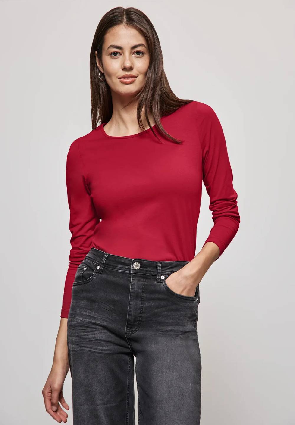 Street One Basic Langarmshirt Black Friday