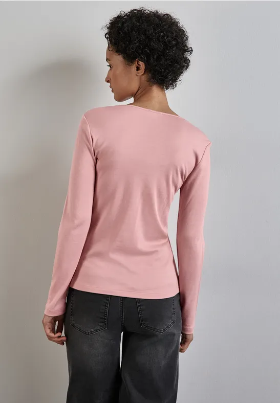 Street One Shirt mit Herzausschnitt Jubiläumsangebot