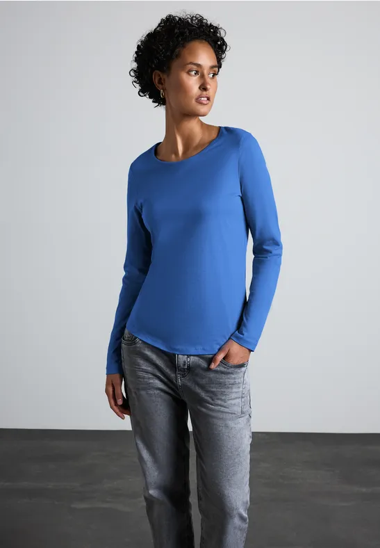 Street One Basic Langarmshirt Heißer Verkauf