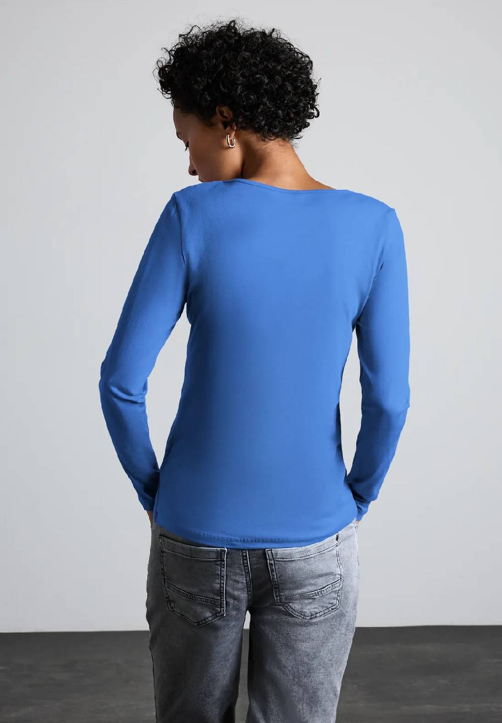 Street One Basic Langarmshirt Heißer Verkauf