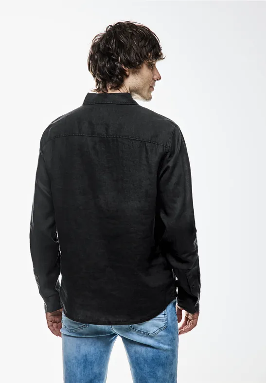 Street One Button Down Leinenhemd Tiefpreis