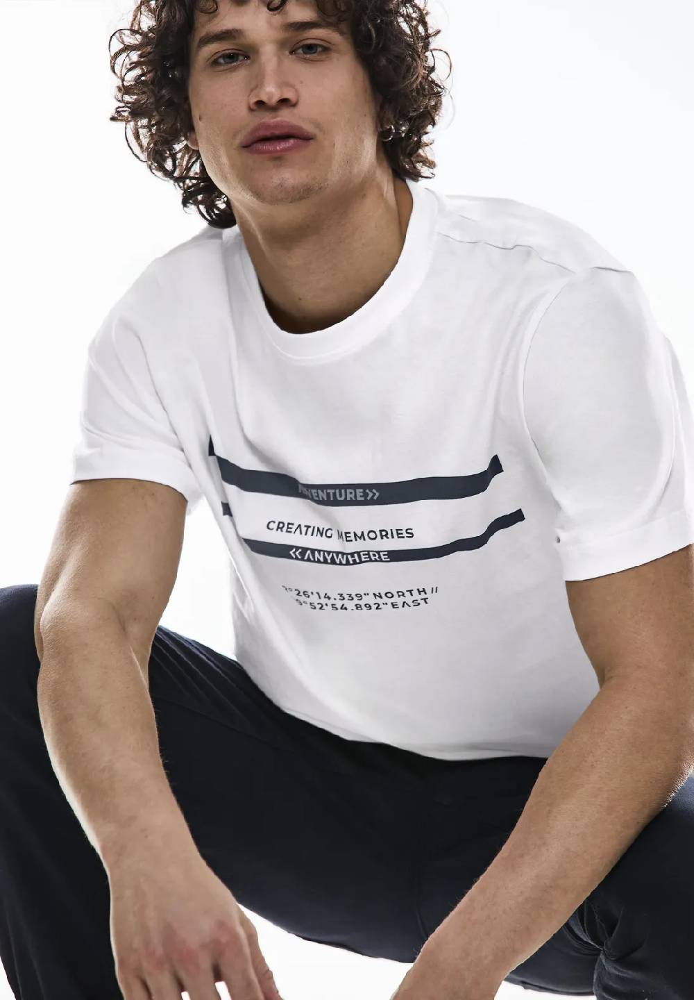 Street One T-Shirt mit Brustprint
