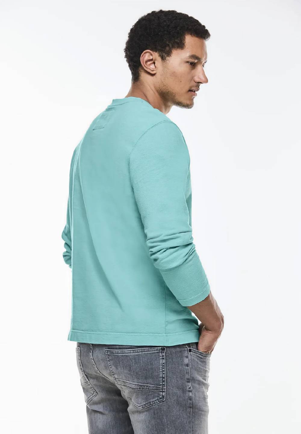 Street One Washed Henleyshirt Discount Store für neue Produkte