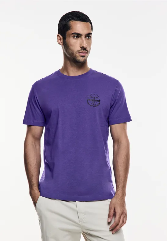 Street One T-Shirt mit Brustprint Black Friday Preise