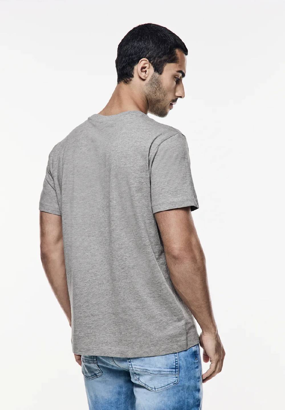 Street One T-Shirt mit Brustprint Im Verkauf