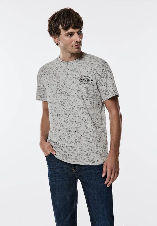 Street One T-Shirt in Melange-Optik Sonderangebot