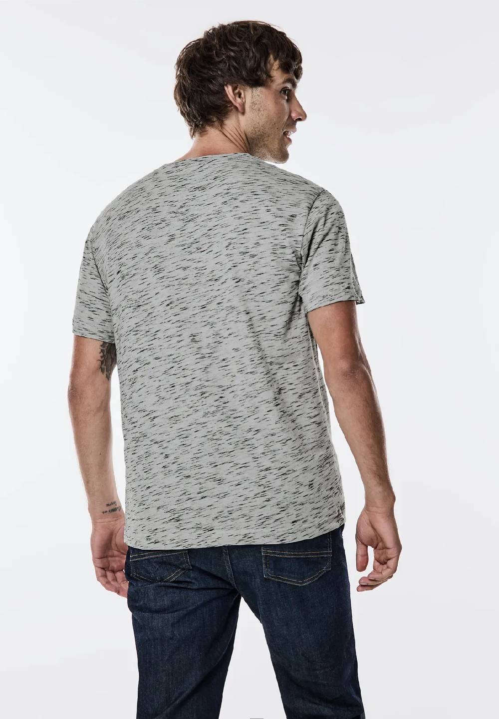 Street One T-Shirt in Melange-Optik Sonderangebot