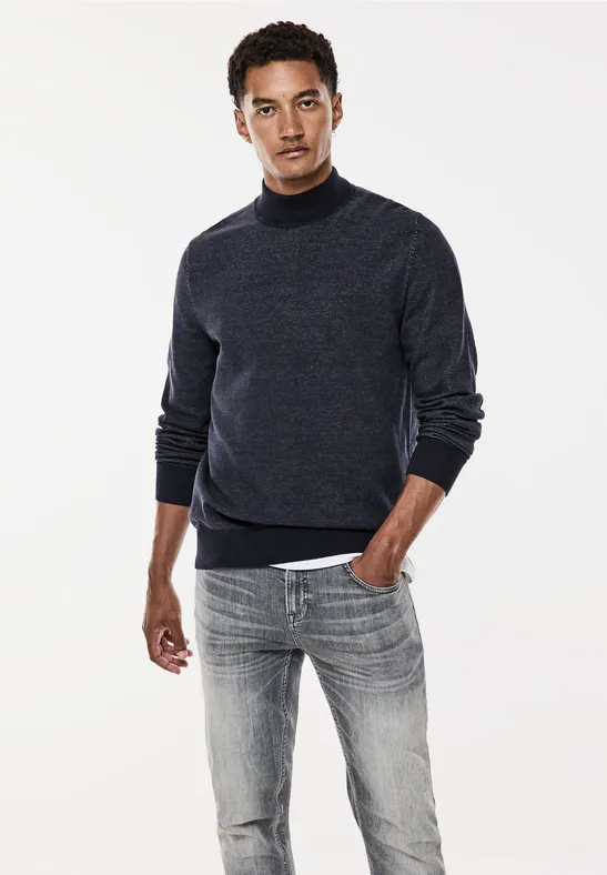 Street One Pullover in Two Tone Optik Begrenztes Angebot