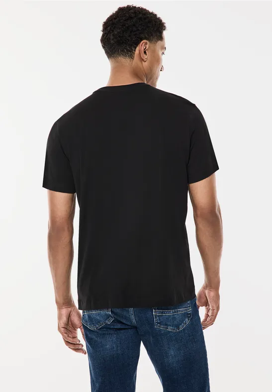 Street One T-Shirt mit glänzendem Print Preisnachlass