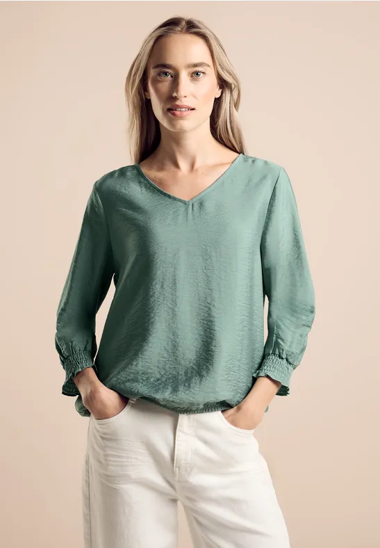 Street One Bluse mit Smock-Detail Kauf eins, bekomm eins gratis