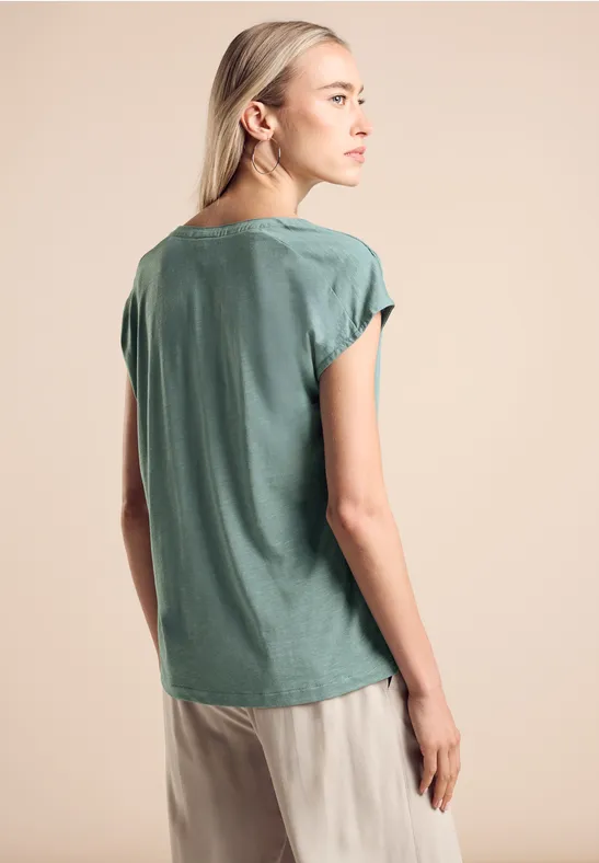Street One Jersey-T-Shirt Tiefpreis