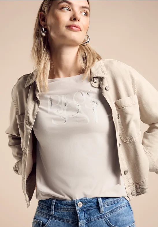 Street One T-Shirt mit Print 50% Rabatt mit kostenlosem Versand
