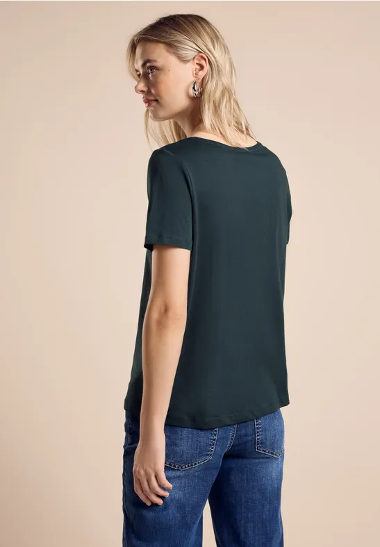 Street One T-Shirt mit Print Kostenloser Versand international