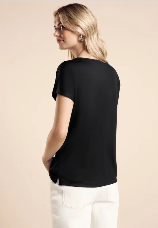 Street One Shirt im Silk-Look 50% Rabatt für begrenzte Zeit