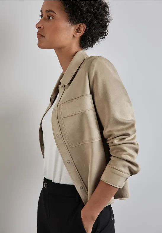 Street One Jacke in Velours-Optik Outlet