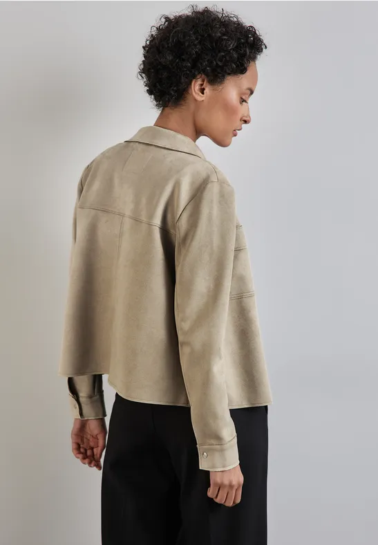Street One Jacke in Velours-Optik Outlet