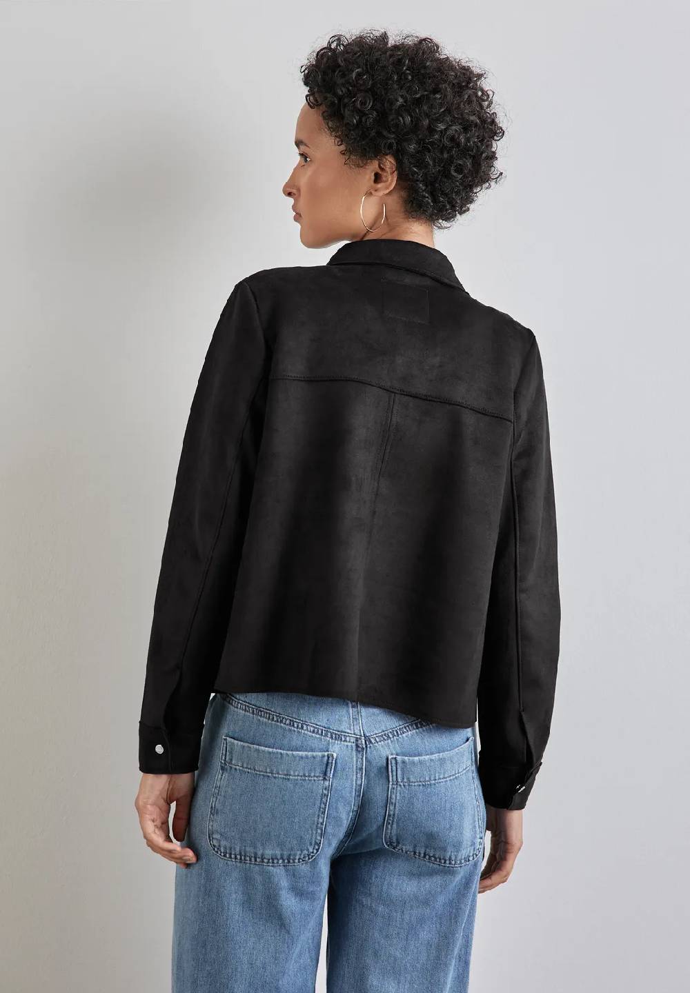 Street One Jacke in Velours-Optik Auslauf