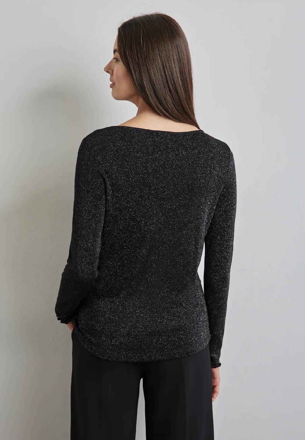 Street One Glitzerndes Langarmshirt Fabrikverkauf