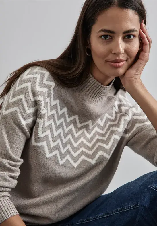 Street One Pullover mit Stehkragen Limitierter Zeitrabatt
