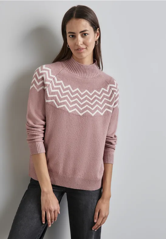Street One Pullover mit Stehkragen Fabrik Onlineshop