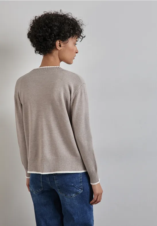Street One Cardigan mit Tipping Flash Sale