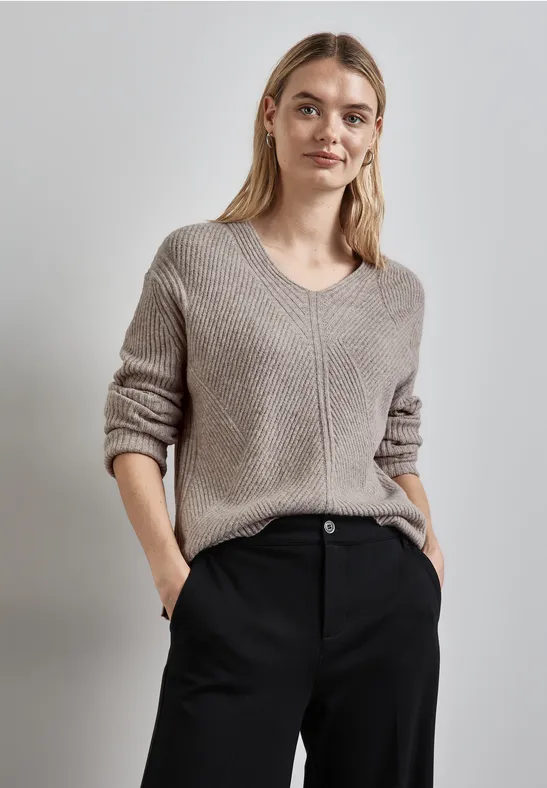 Street One Struktur-Pullover Preisnachlass