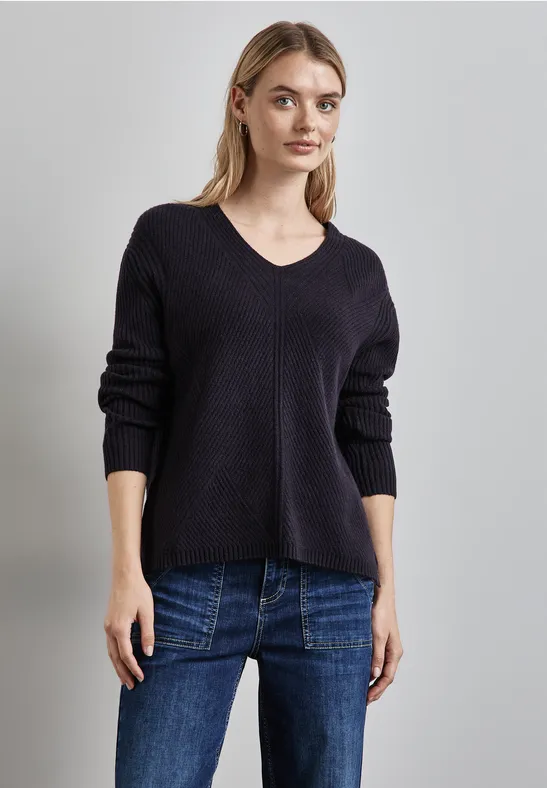 Street One Struktur-Pullover Black Friday