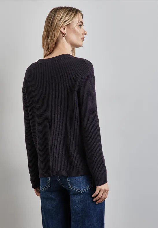 Street One Struktur-Pullover Black Friday