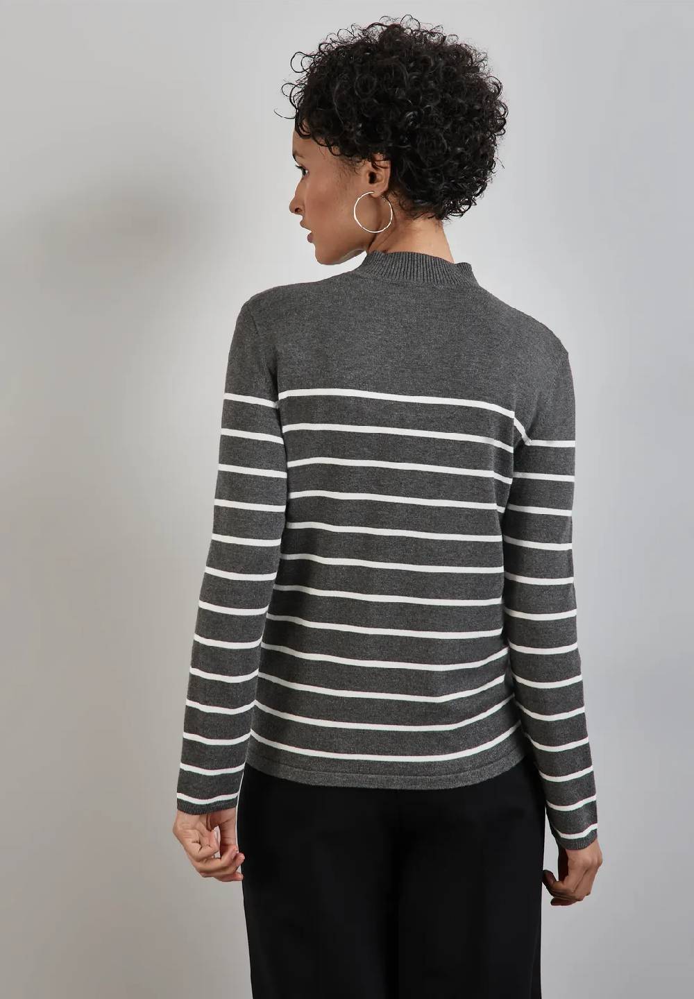 Street One Gestreifter Basic Pullover Muttertagsangebot