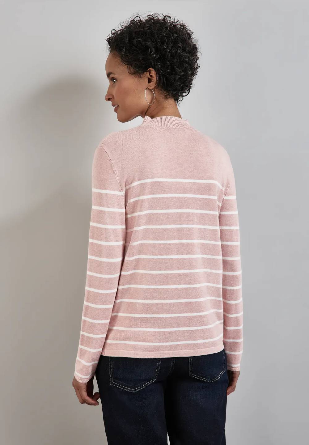 Street One Gestreifter Basic Pullover Valentinstagsangebot