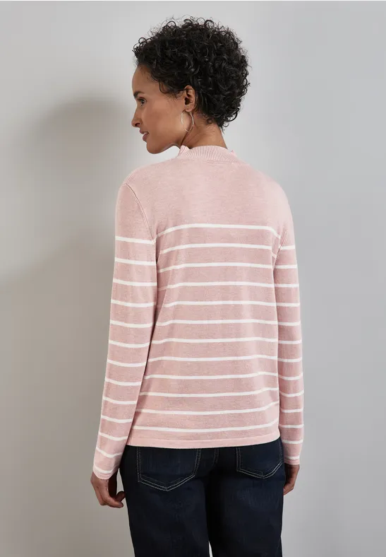 Street One Gestreifter Basic Pullover Valentinstagsangebot