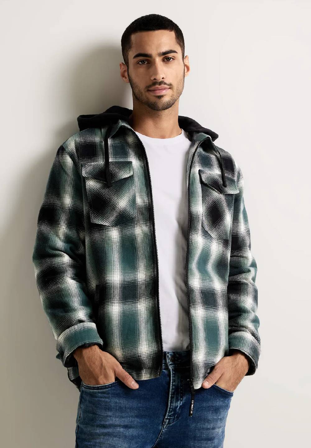 Street One Padded Overshirt mit Kapuze Exklusive Angebote