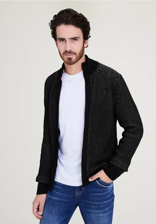 Street One Strickjacke mit Zipper Räumungsverkauf