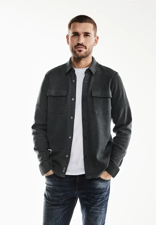 Street One Overshirt in Melange Optik VIP-Rabatte
