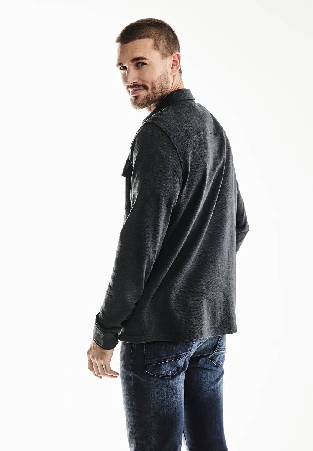 Street One Overshirt in Melange Optik VIP-Rabatte