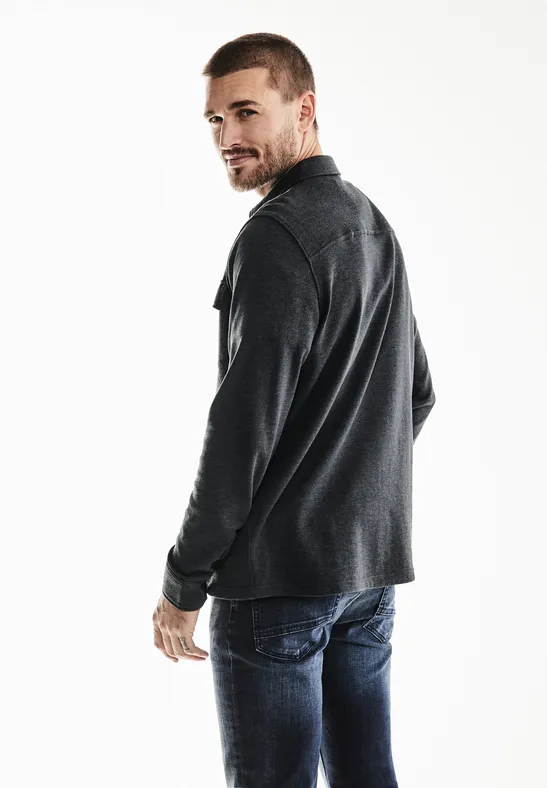 Street One Overshirt in Melange Optik VIP-Rabatte