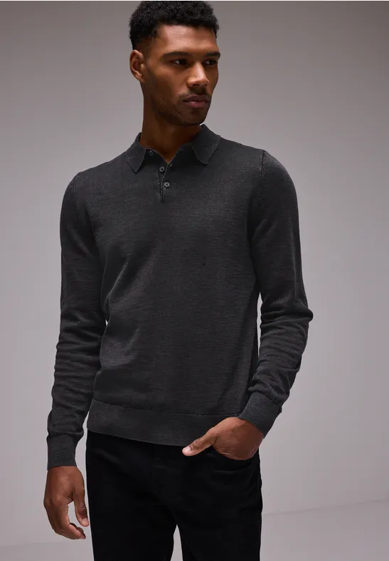 Street One Strick Polo Pullover Letzter Tag