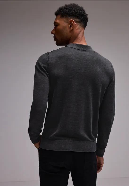 Street One Strick Polo Pullover Letzter Tag