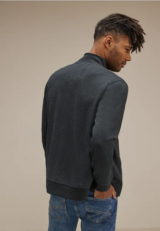 Street One Strukturmix Sweatjacke Nur für heute