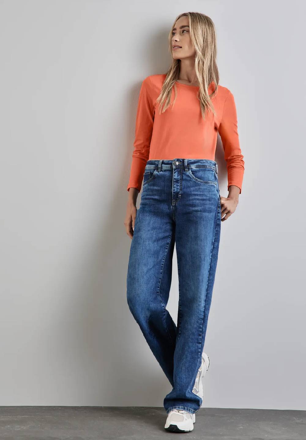 Street One Basic Langarmshirt Bis zu 55% Rabatt